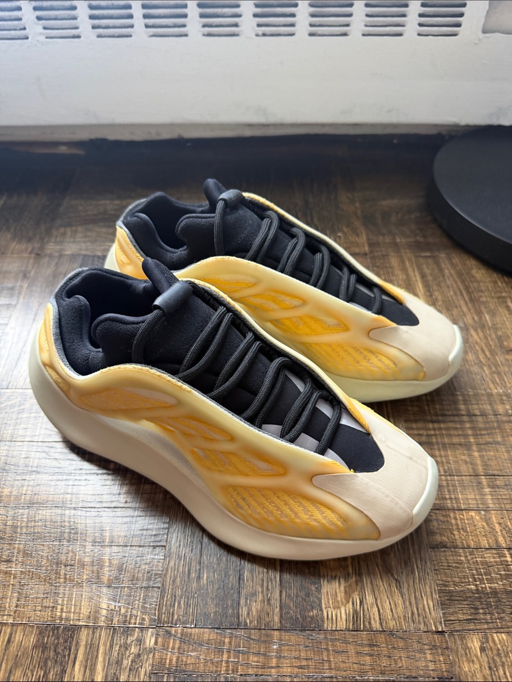 Yeezy Boost 700 V3 Yellow Black Cream Athletic Sneakers